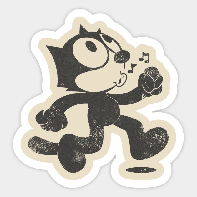 Felix The Cat Sticker by Mollie